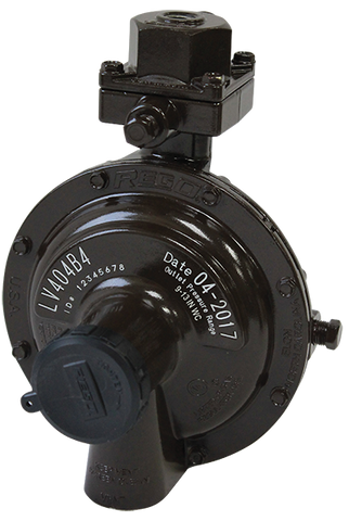 Rego LV404B39, LP gas regulator, 450,000 BTUH with 12" pigtail connector